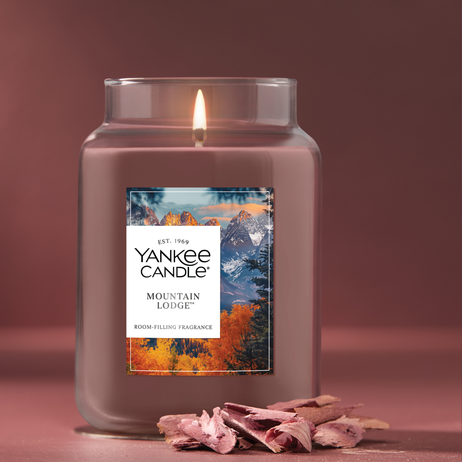 slide 2 of 5, Yankee Candle YC LG JAR MOUNTAIN LODGE 22OZ, 22 oz