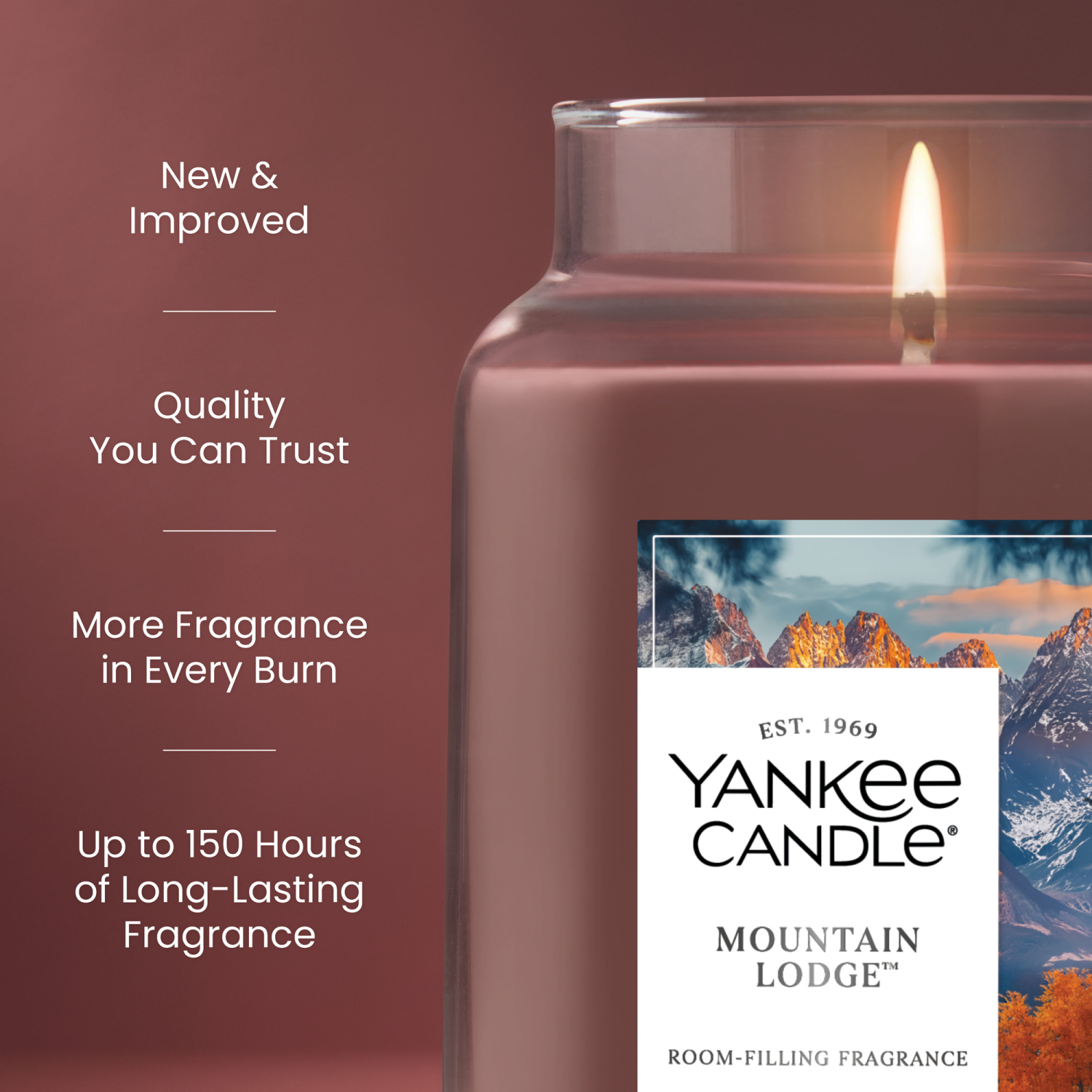 slide 5 of 5, Yankee Candle YC LG JAR MOUNTAIN LODGE 22OZ, 22 oz