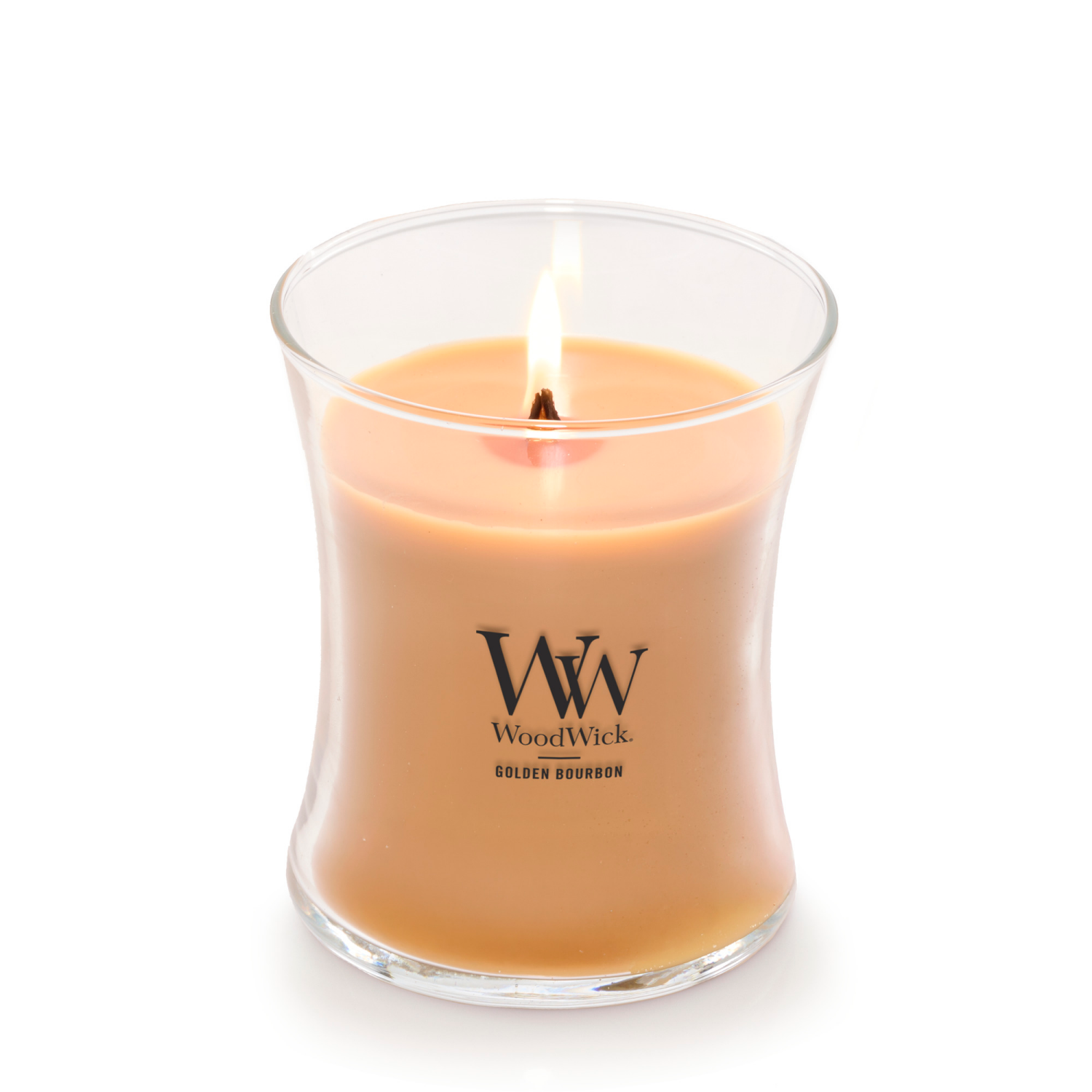 slide 3 of 4, Woodwick Medium Jar Candle Golden Bourbon 9.7 Oz., 9.7 oz
