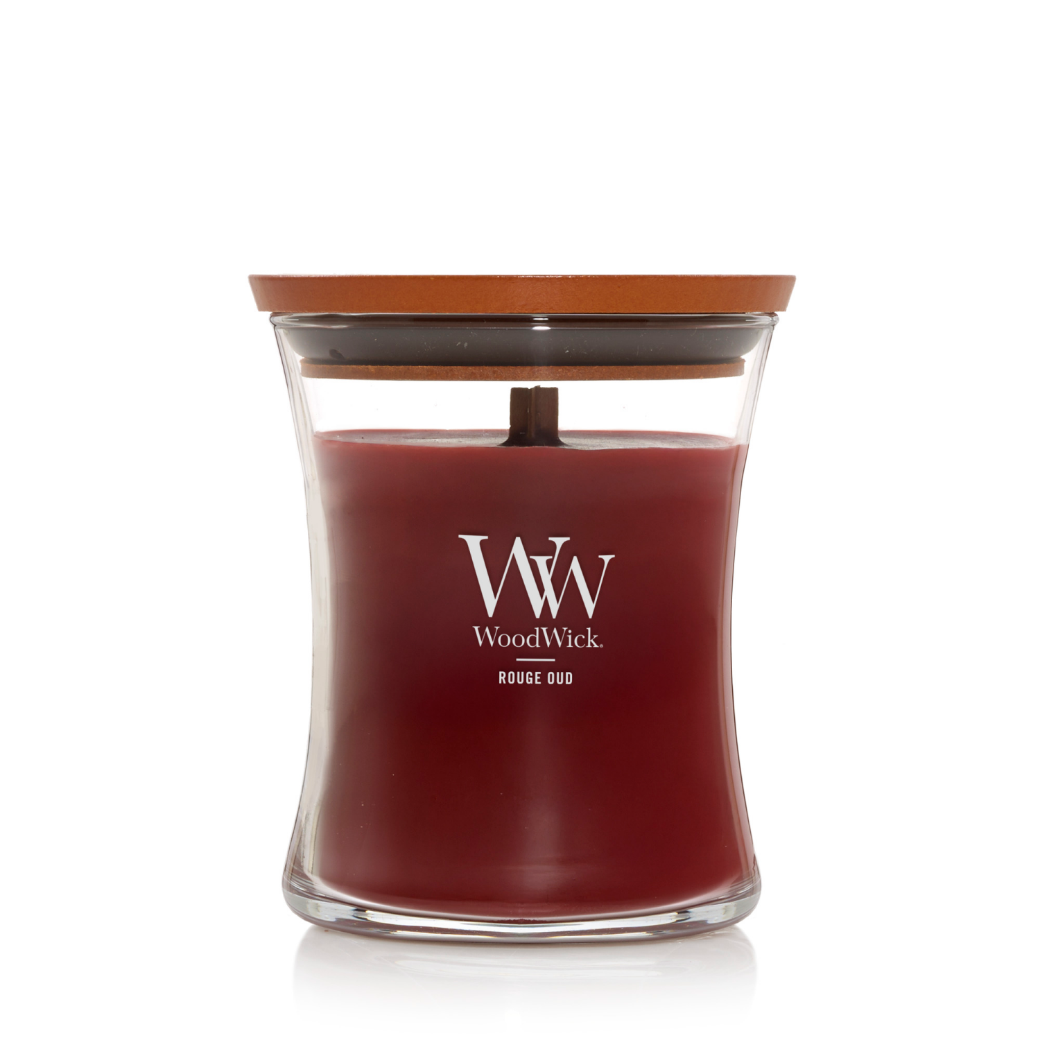 slide 1 of 3, Woodwick Medium Jar Candle Rogue Oud 9.7 Oz., 9.7 oz