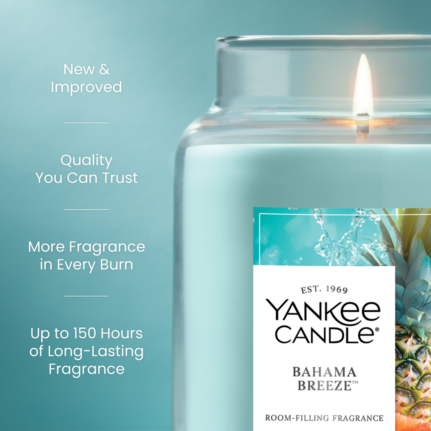 slide 5 of 5, Yankee Candle Large Jar Bahama Breeze 22 Oz., 22 oz
