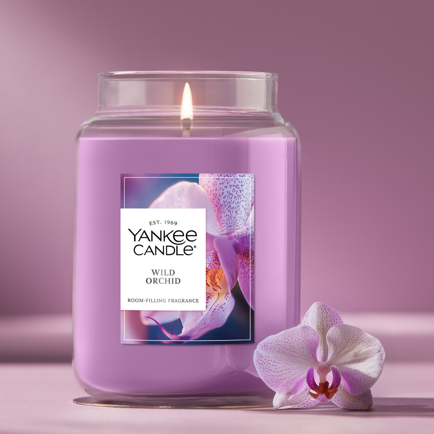slide 2 of 5, Yankee Candle Large Jar Wild Orchid 22 Oz., 22 oz