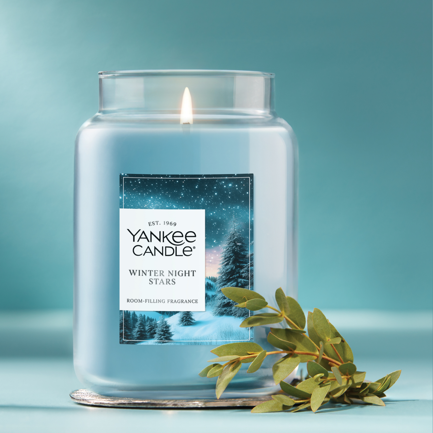 slide 2 of 5, Yankee Candle Large Jar Winter Night Stars 22 Oz., 22 oz