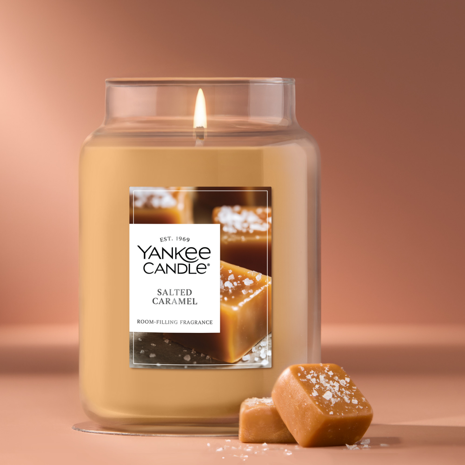 slide 2 of 5, Yankee Candle Large Jar Salted Caramel 22 Oz., 22 oz