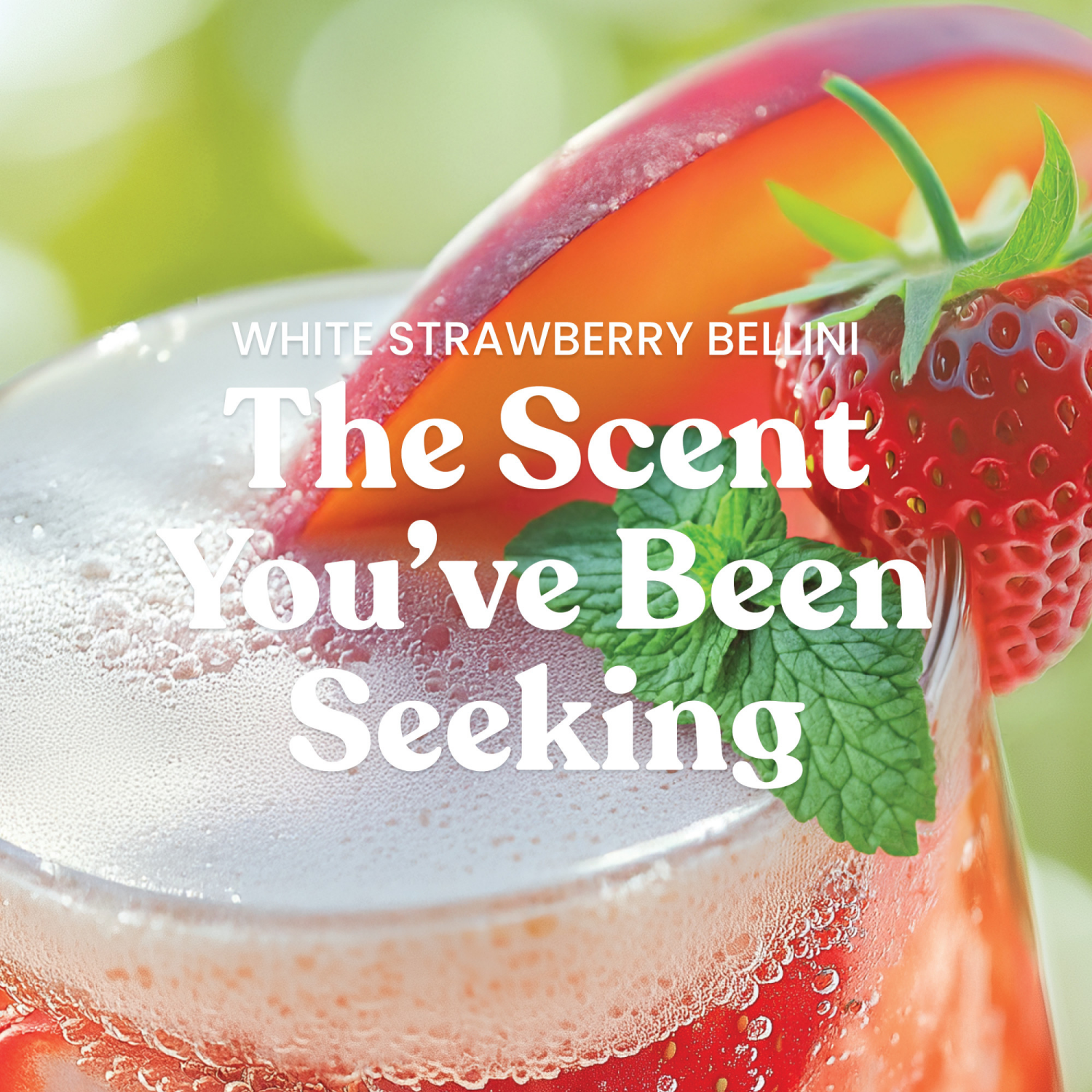 slide 3 of 5, Yankee Candle 3 Wick Candle Jar, Scented Candle with up to 40 Hours of Burn Time, Premium Plant Wax Blend for Consistent Long Lasting Scent from First to Last Burn, White Strawberry Bellini, 1 ct