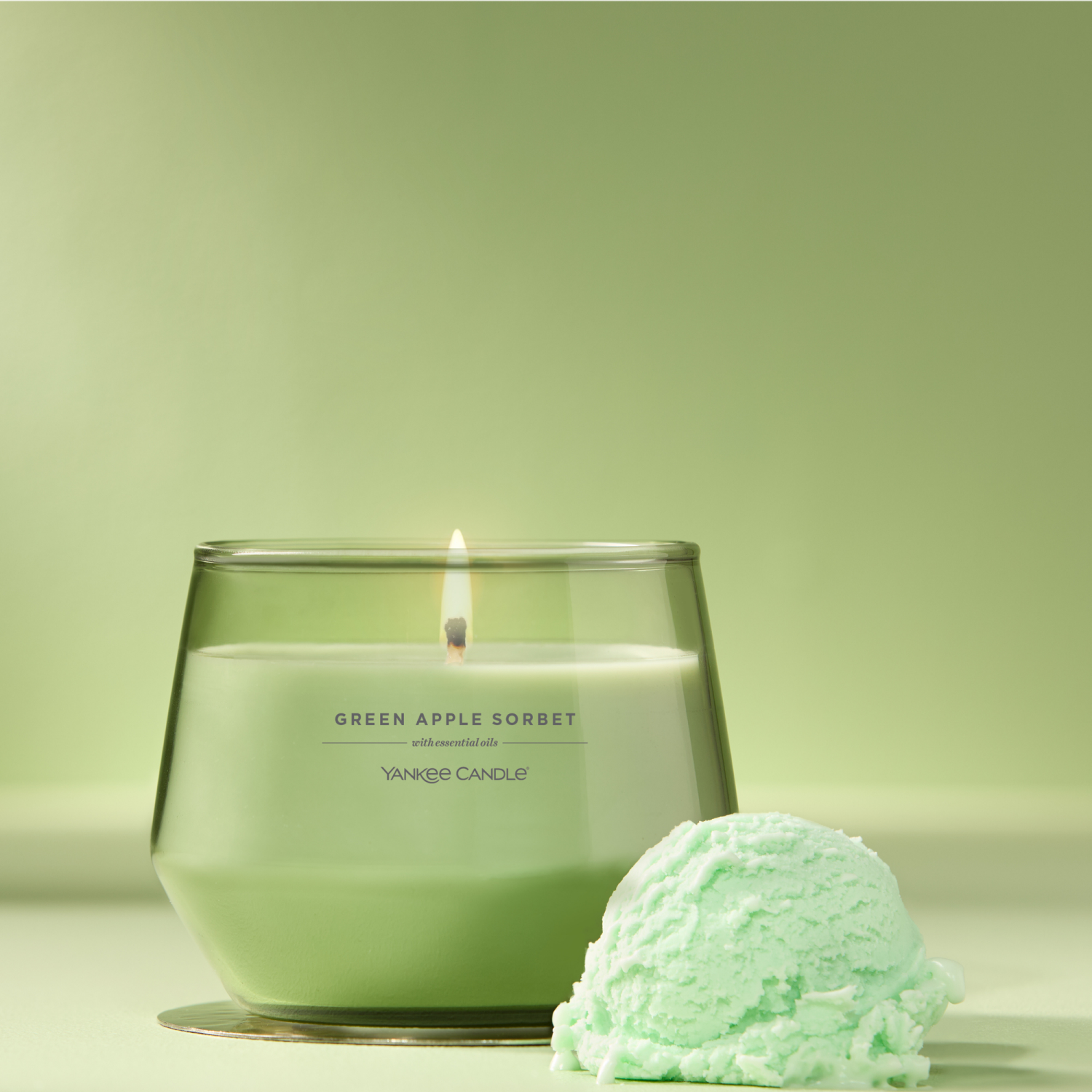 slide 2 of 5, Yankee Candle Studio Collection Green Apple Sorbet 10 Oz., 10 oz