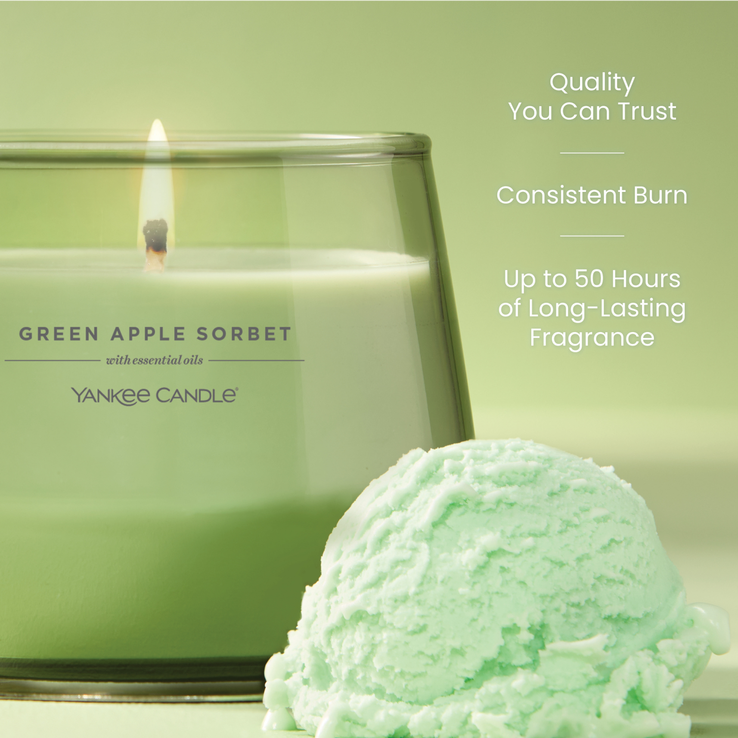 slide 5 of 5, Yankee Candle Studio Collection Green Apple Sorbet 10 Oz., 10 oz