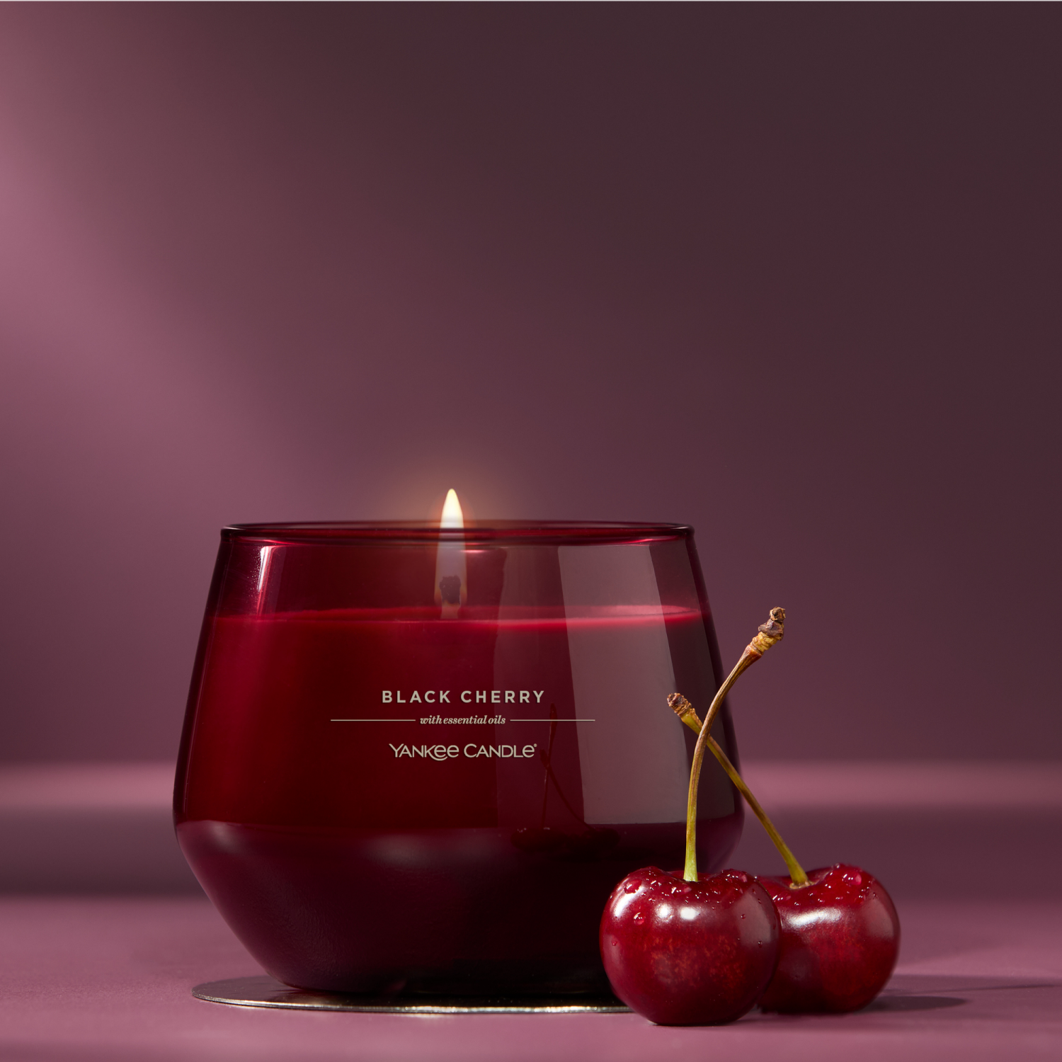 slide 2 of 5, Yankee Candle Studio Collection Black Cherry 10 Oz., 10 oz
