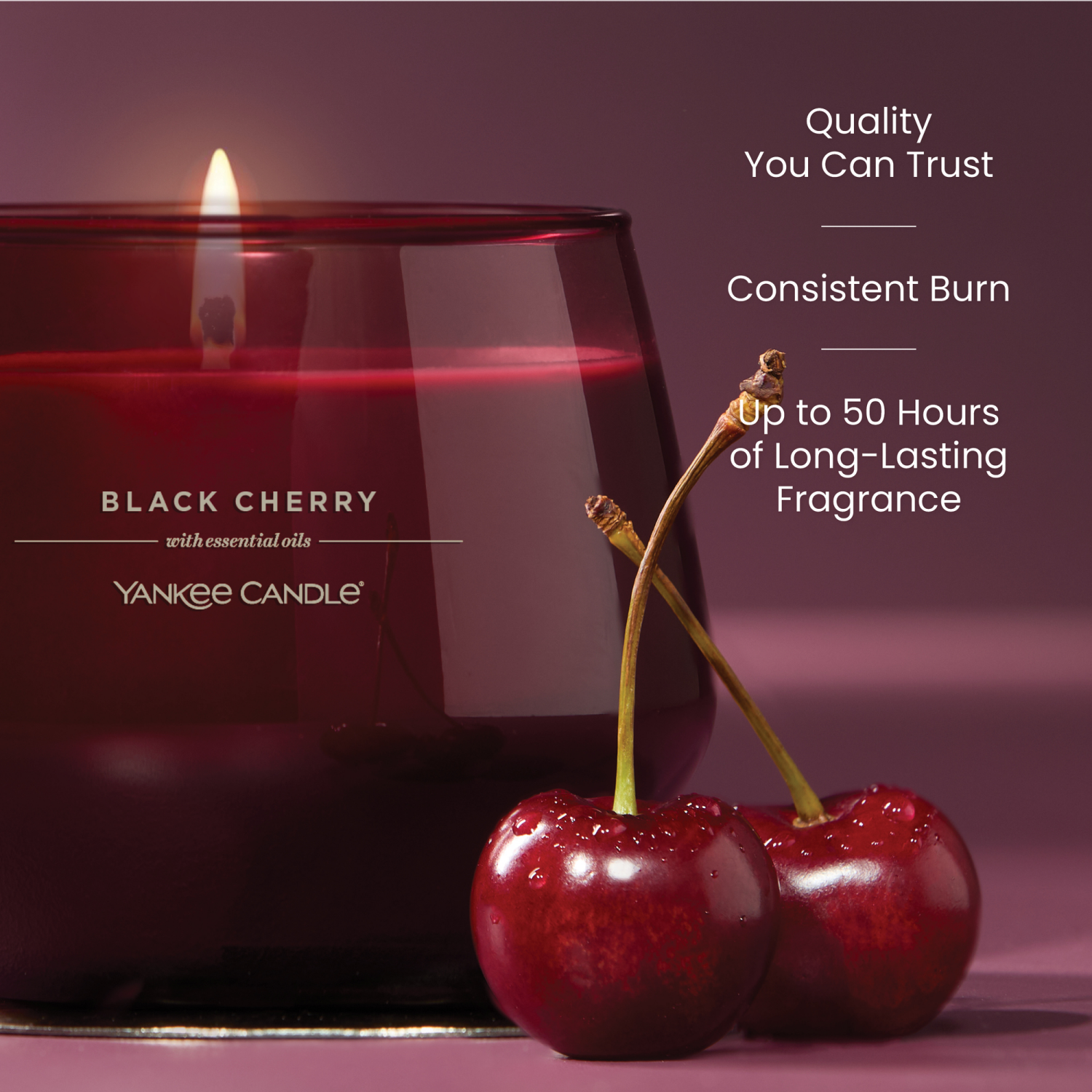 slide 5 of 5, Yankee Candle Studio Collection Black Cherry 10 Oz., 10 oz