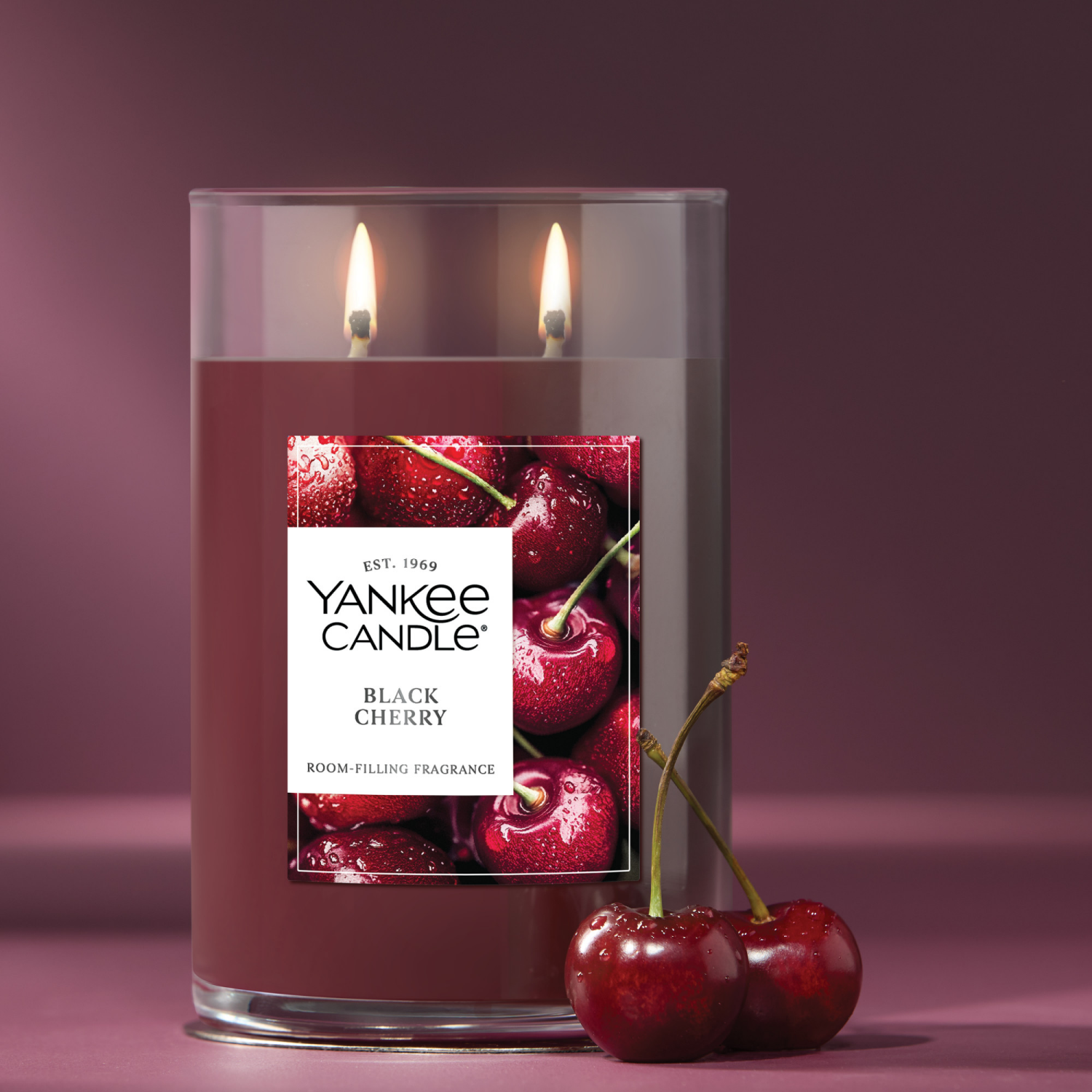 slide 2 of 5, Yankee Candle Large Tumbler Black Cherry 20 Oz., 20 oz