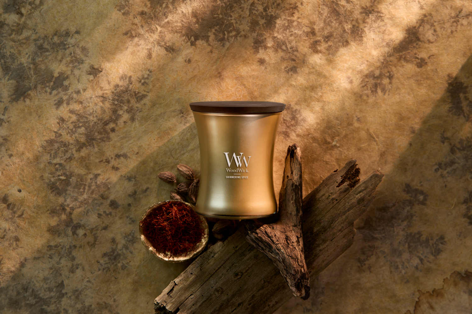 slide 3 of 3, Woodwick Precious Metals Collection Shimmering Spice 9.7 Oz., 9.7 oz