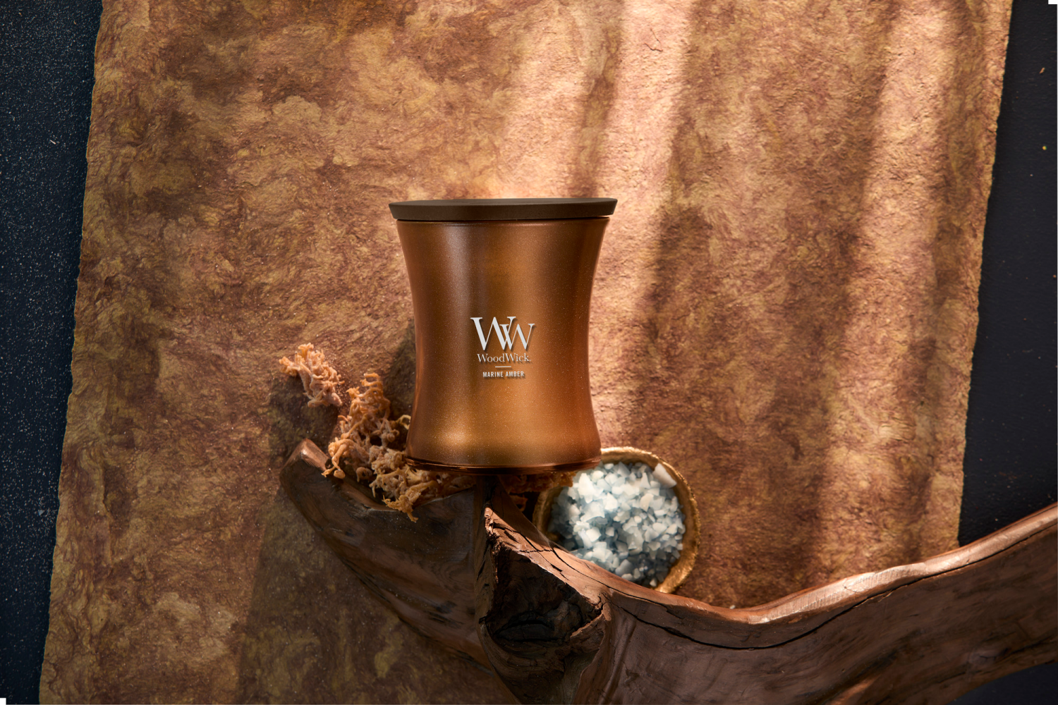 slide 3 of 3, Woodwick Precious Metals Collection Marine Amber 9.7 Oz., 9.7 oz