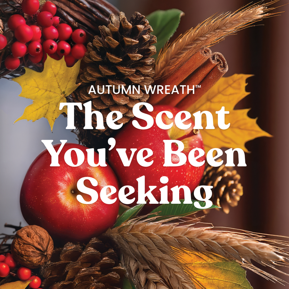 slide 3 of 5, Yankee Candle Signature Collection Medium Pillar Autumn Wreath, 14.25 Oz., 14.25 oz