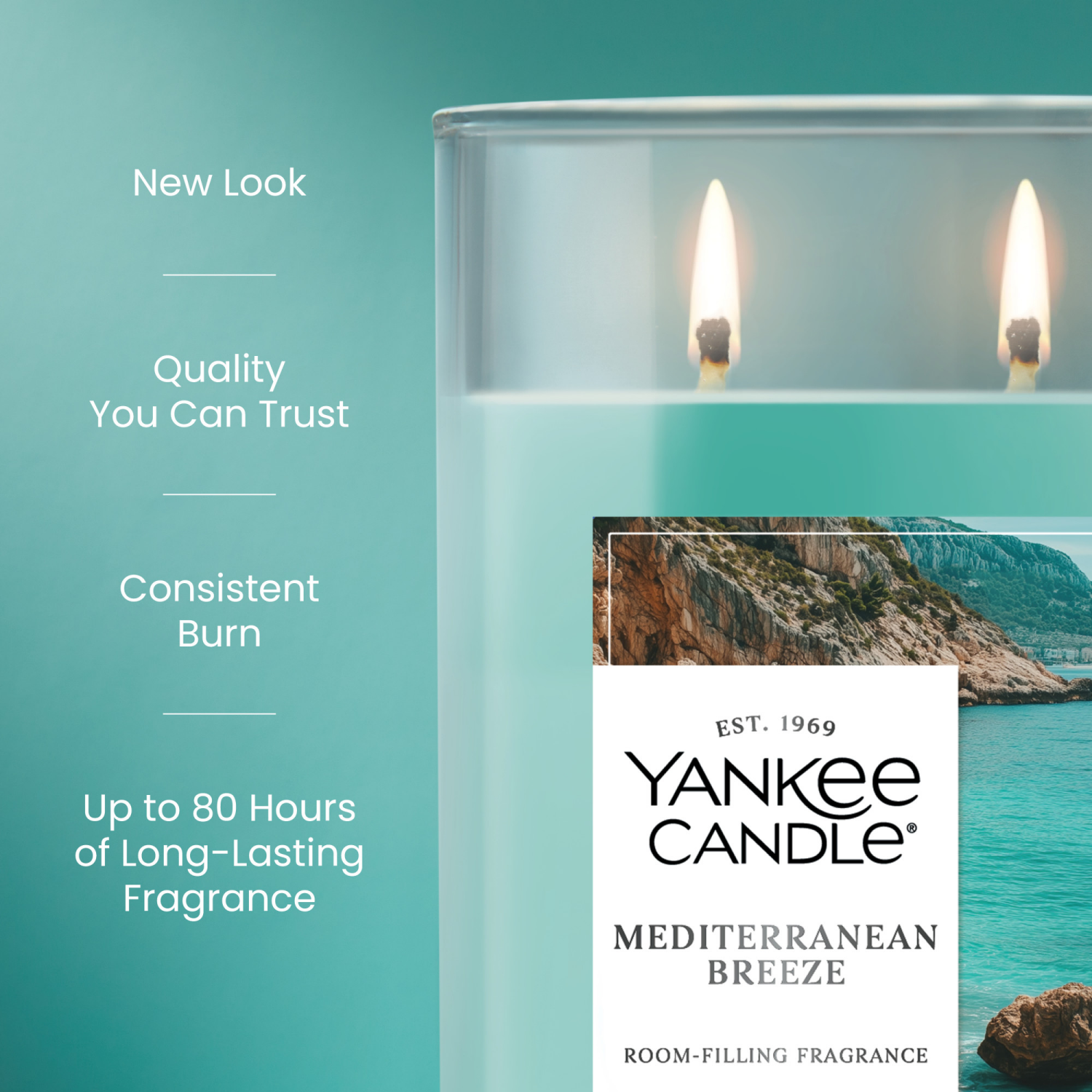 slide 5 of 5, Yankee Candle Large Tumbler Mediterranean Breeze 20 Oz., 20 oz