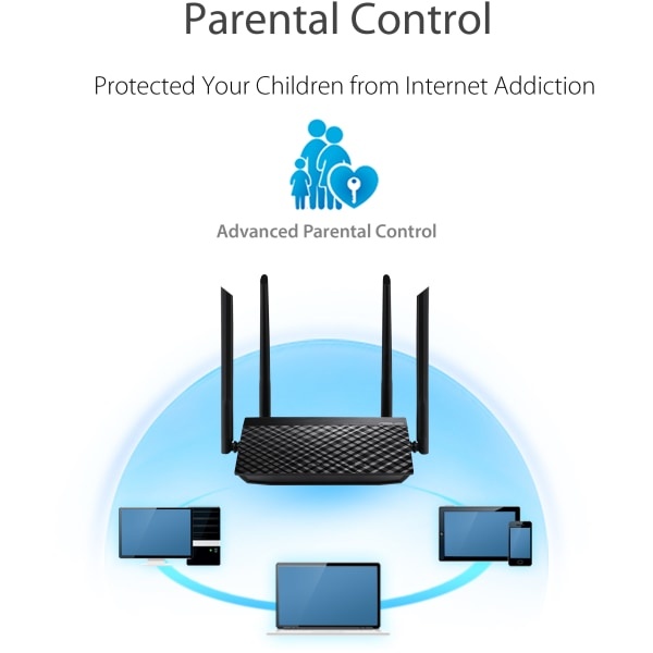 slide 2 of 5, ASUS Ac1200 Dual-Band Wireless Router, Rt-Acrh12, 1 ct