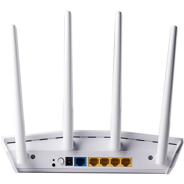 slide 4 of 4, ASUS Rt-Ax55 Ax1800 Dual-Band Wifi-6 Gigabit Router, White, 1 ct