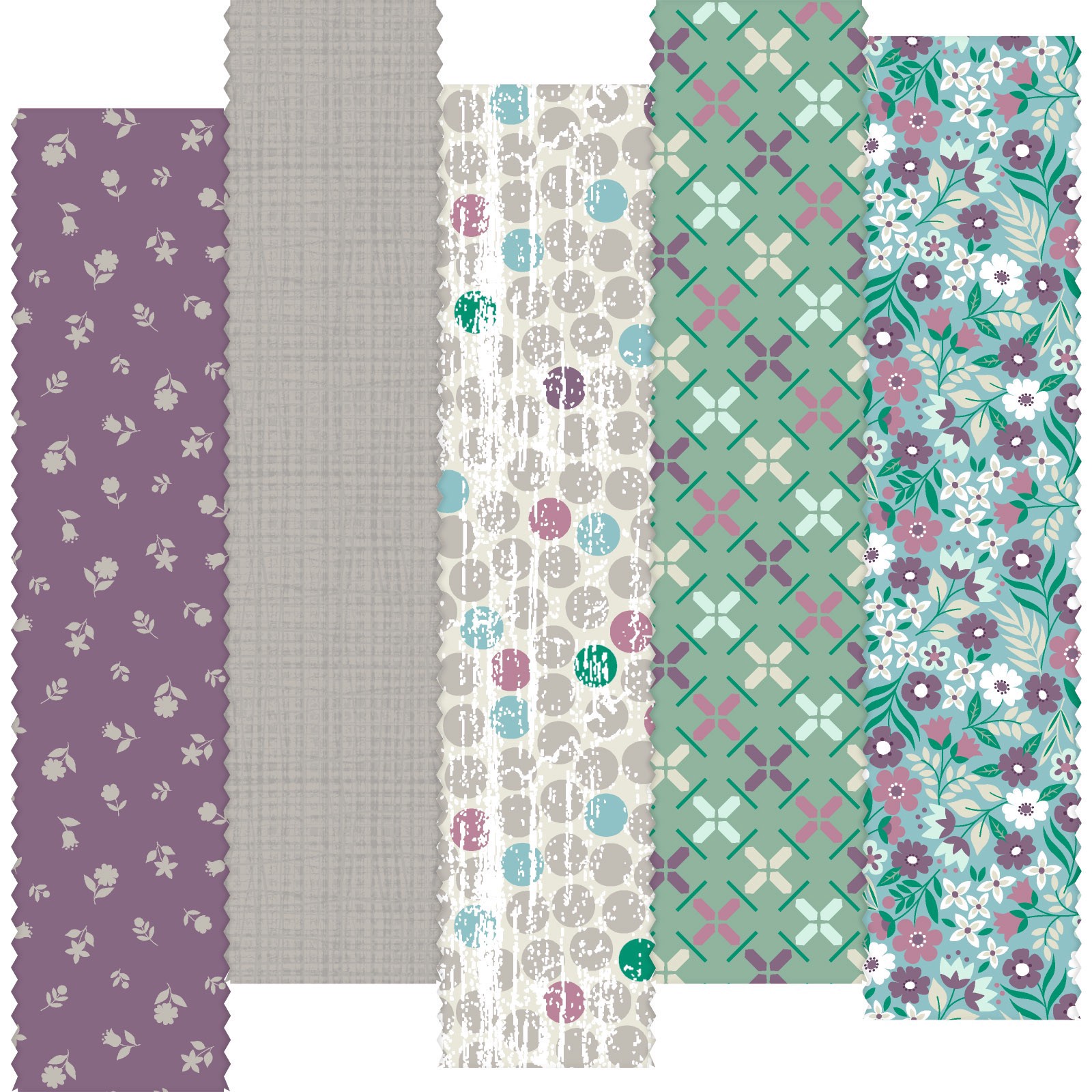 slide 6 of 8, Fashion Fabric Strips By Loops & Threads, 2.5 in x 42 in