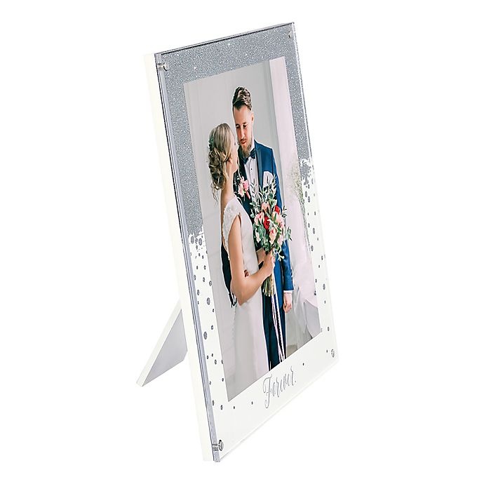 slide 2 of 2, Grasslands Road Forever Glitter 8 W x 10'' H Wedding Photo Frame'', 1 ct