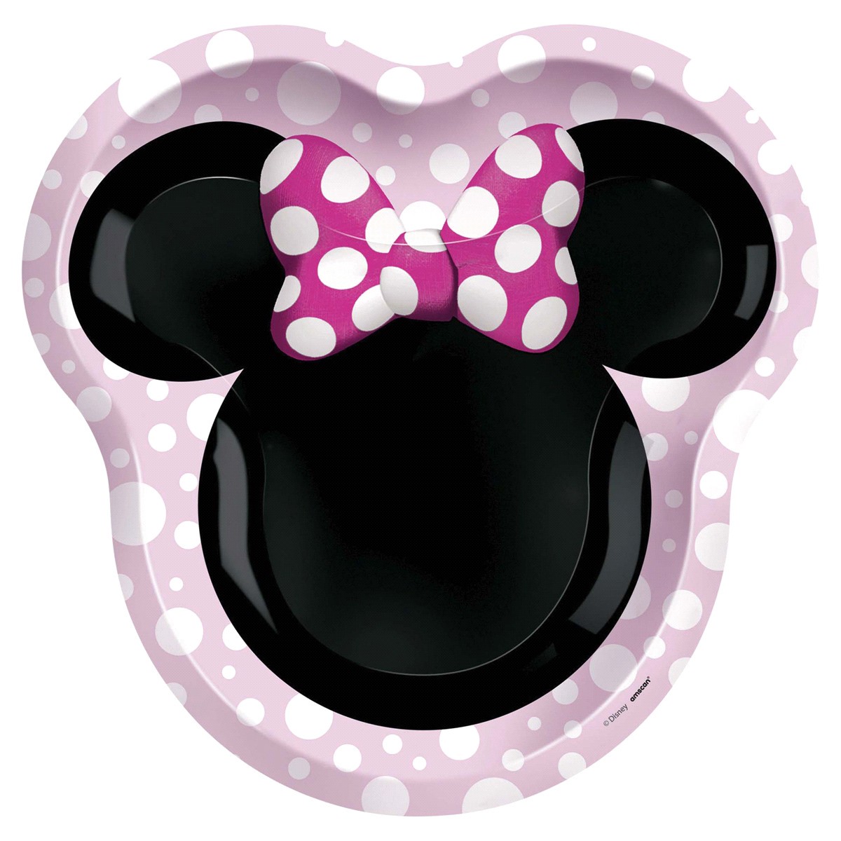 slide 1 of 1, Minnie Mouse 10.5 inch Shaped Plate, 8 ct