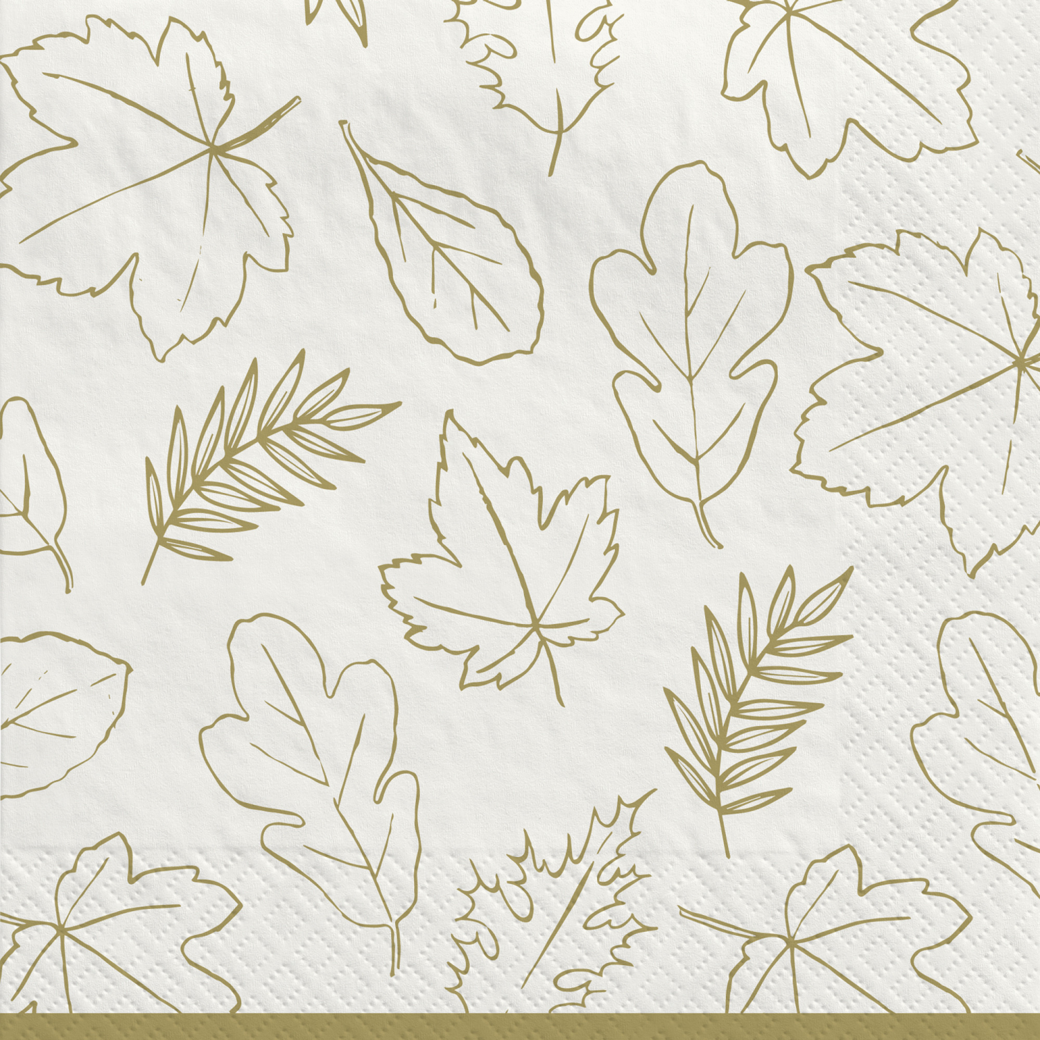 slide 1 of 1, Lunch napkin elegant Thanksgiving 16ct, 16 ct