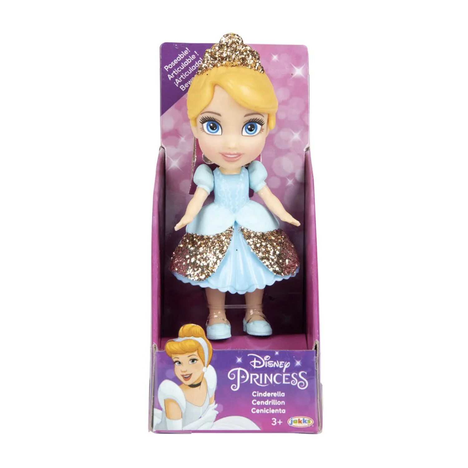 slide 5 of 6, NON BRAND Disney Princess Mini Dolls 7Cm Assorted, 1 ct