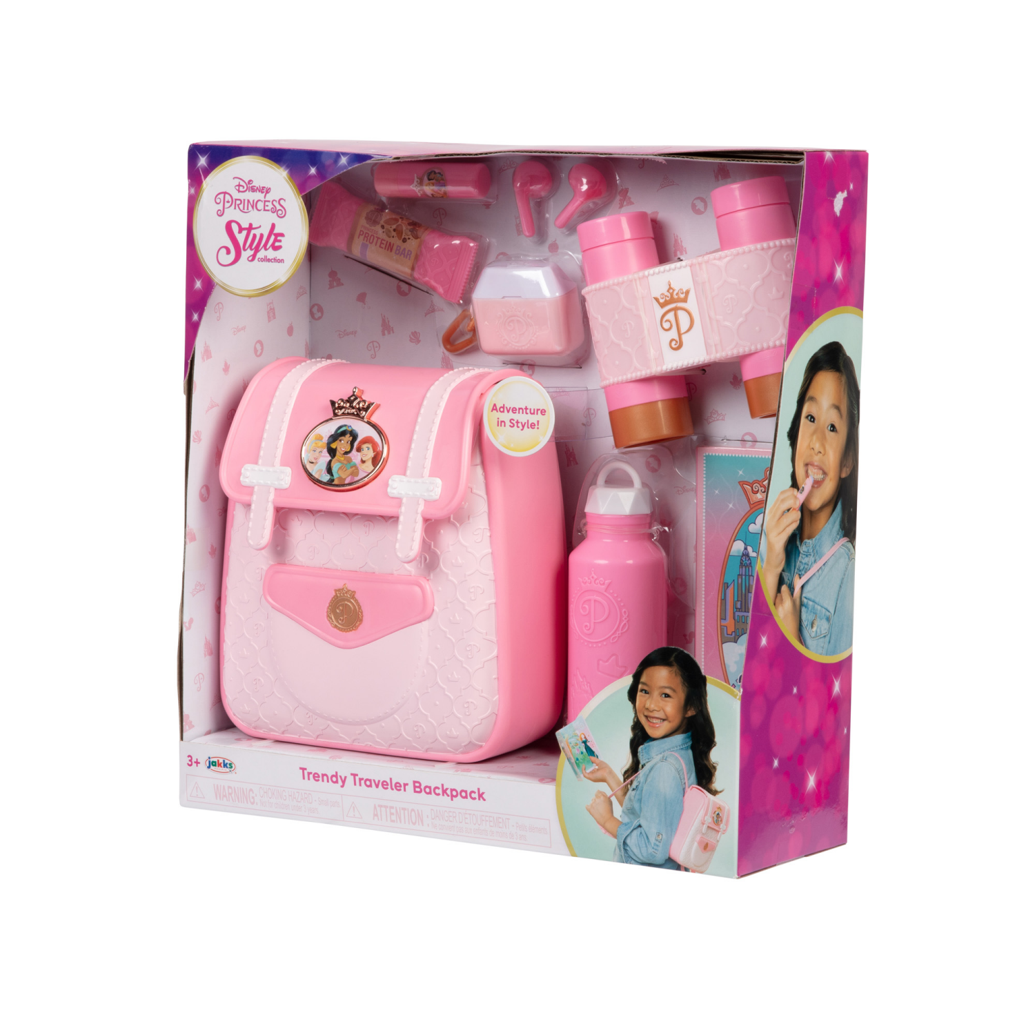 slide 5 of 7, Jakks Pacific Style Collection Disney Princess Trendy Traveler Backpack 1 ea, 1 ct