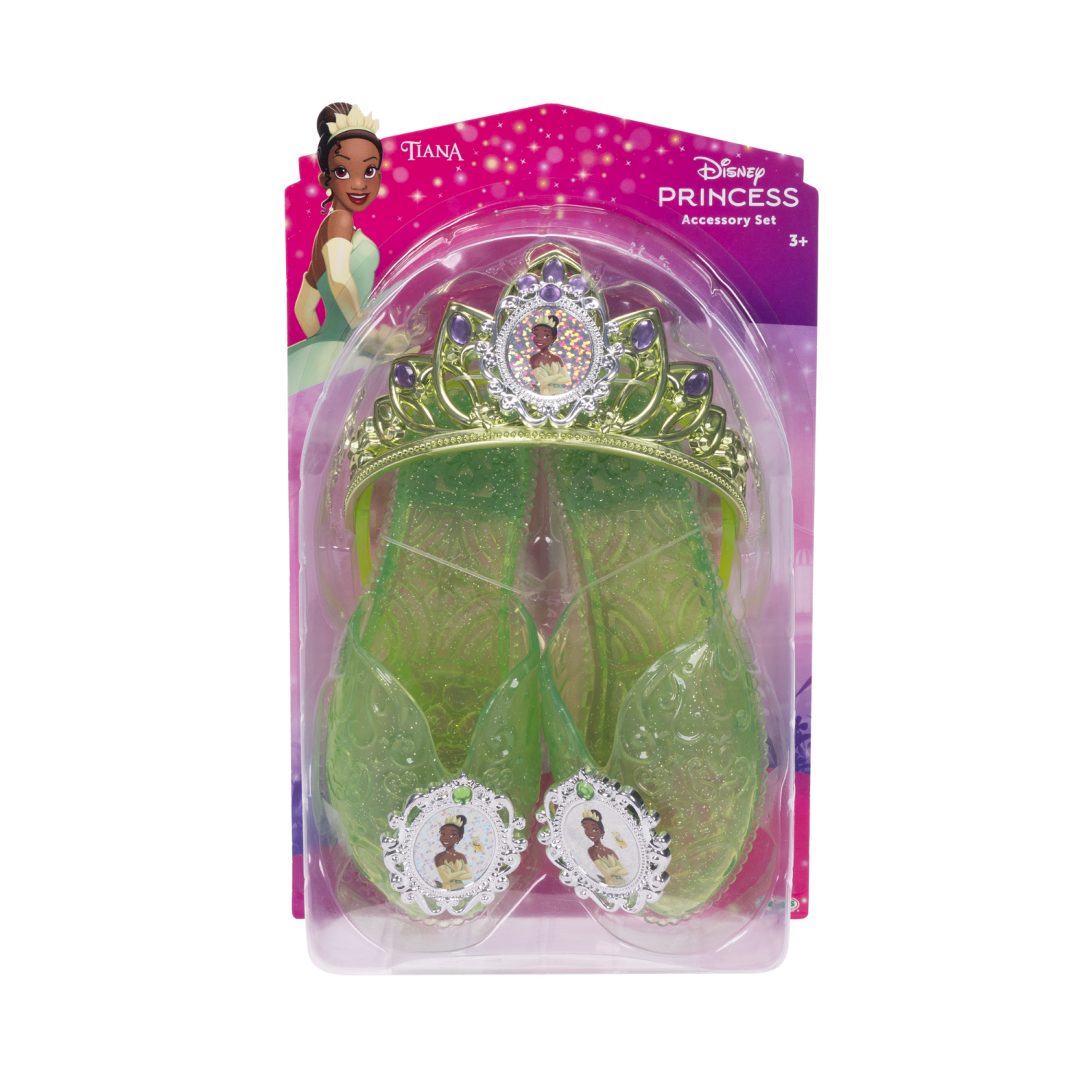 slide 3 of 4, Disney Princess Tiara + Shoe Bundle Assortment - Assorted Colors, 1 ct