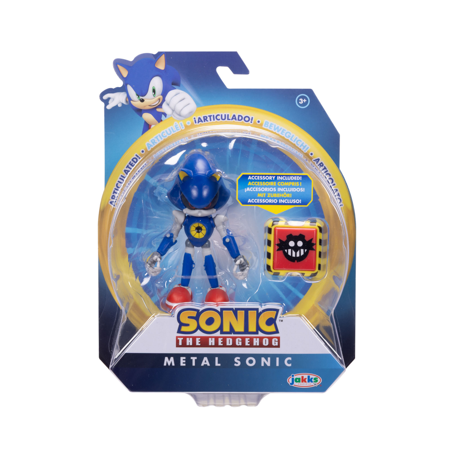 slide 4 of 5, 4" Sonic Figures with accessory, 4 in