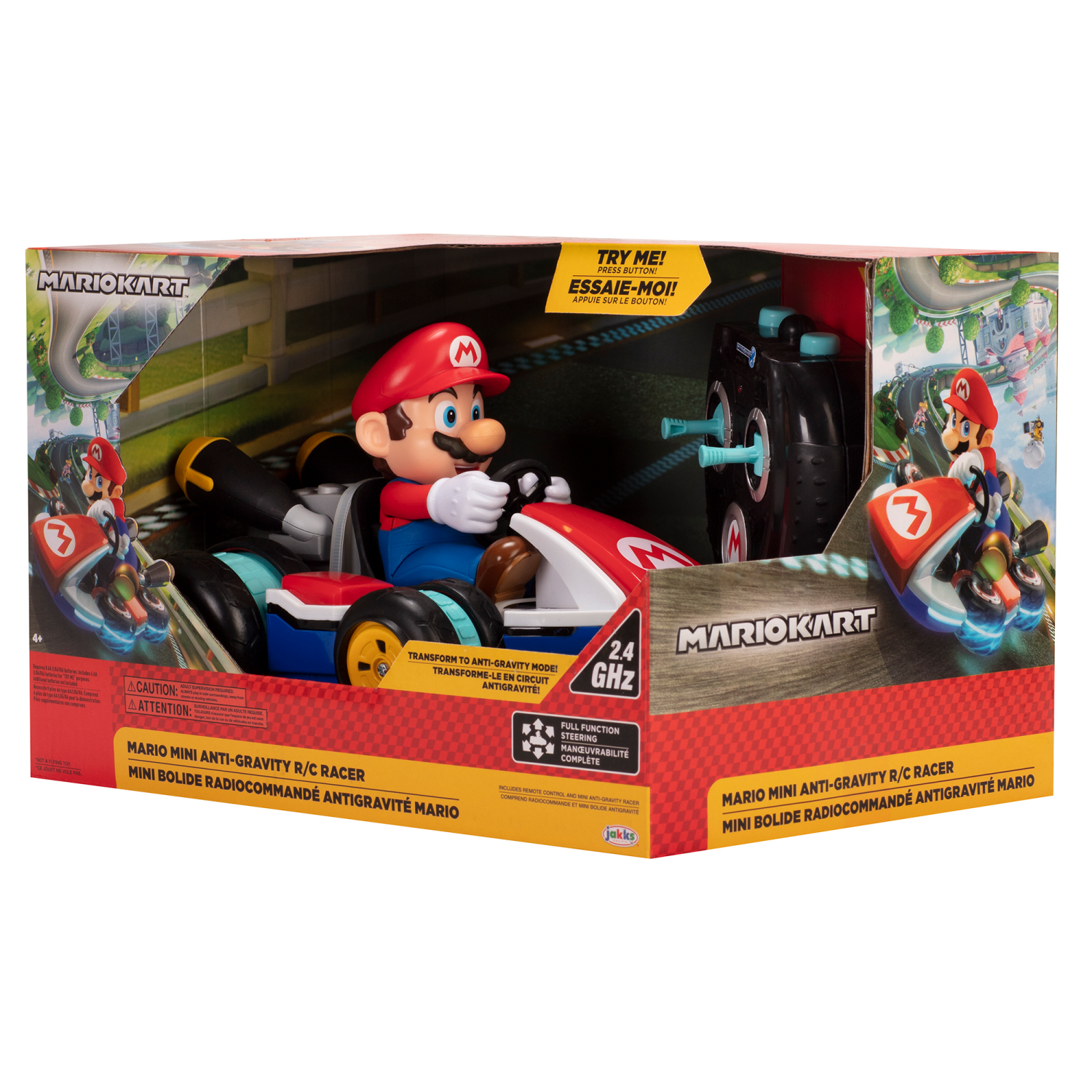 slide 3 of 5, World Of Nintendo Mario Kart Mini Rc Racer, 1 ct