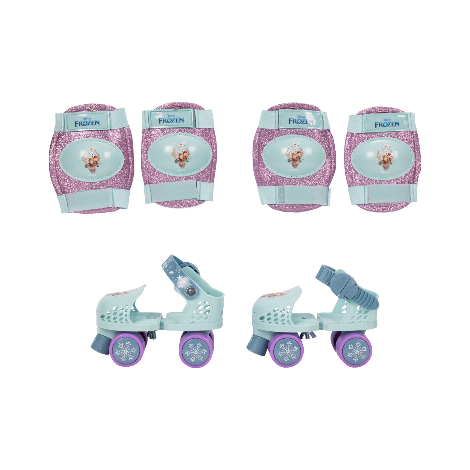slide 4 of 8, Frozen Kids' Roller Skate with Pad Set, 1 ct