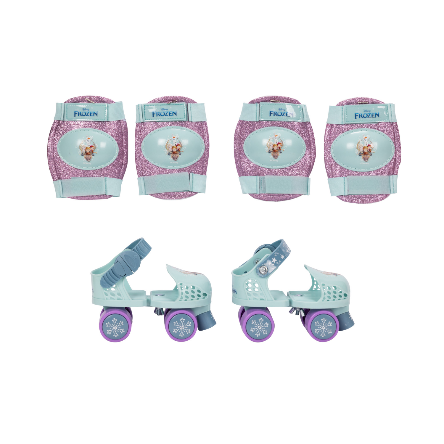 slide 5 of 8, Frozen Kids' Roller Skate with Pad Set, 1 ct
