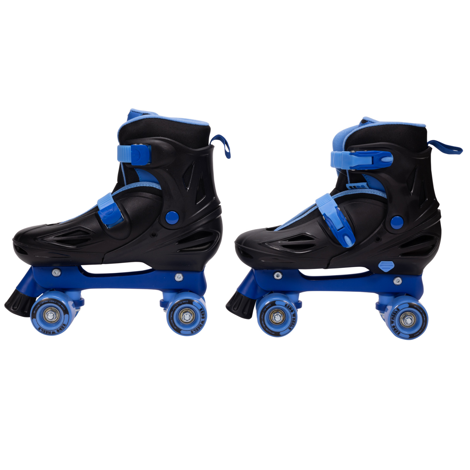 slide 4 of 8, REDO 2-in-1 ADJUSTABLE SKATE BLACK AND BLUE LARGE, 1 ct