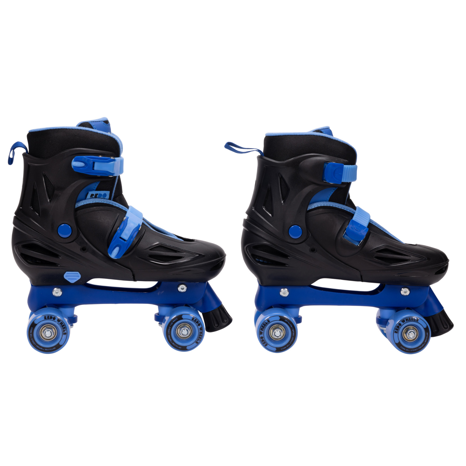 slide 5 of 8, REDO 2-in-1 ADJUSTABLE SKATE BLACK AND BLUE LARGE, 1 ct