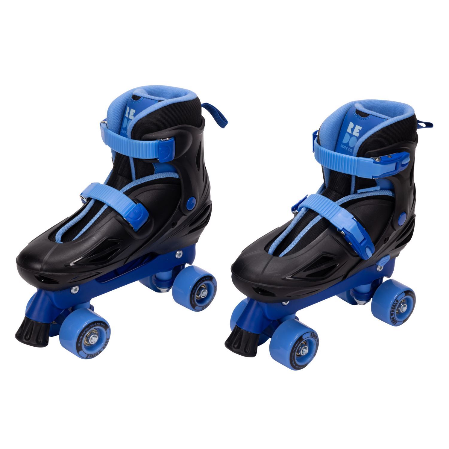 slide 6 of 8, REDO 2-in-1 ADJUSTABLE SKATE BLACK AND BLUE LARGE, 1 ct