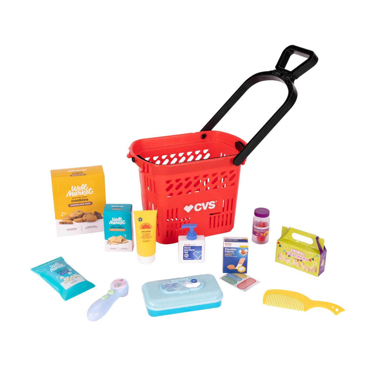 slide 4 of 4, JAKKS Cvs Rolling Basket, 1 ct