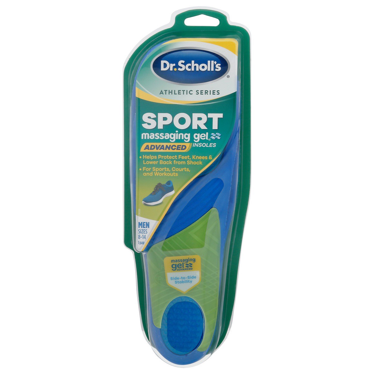 slide 1 of 9, Dr. Scholl's® Men's All-Purpose Sport & Fitness Insoles, 1 ct