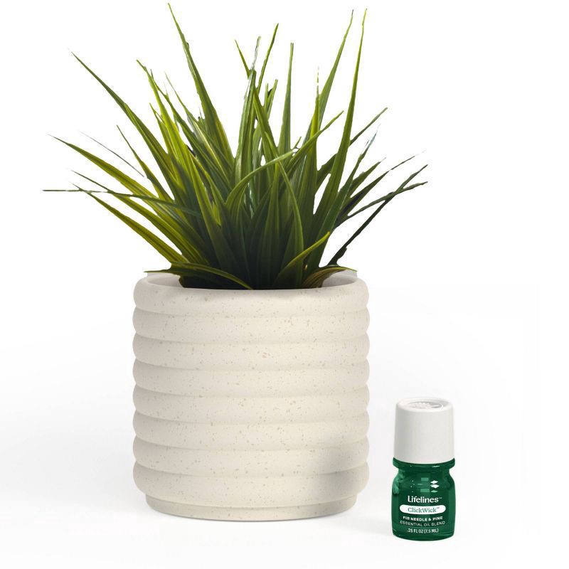 slide 1 of 1, Lifelines Planter Diffuser - Bubble White, 1 ct