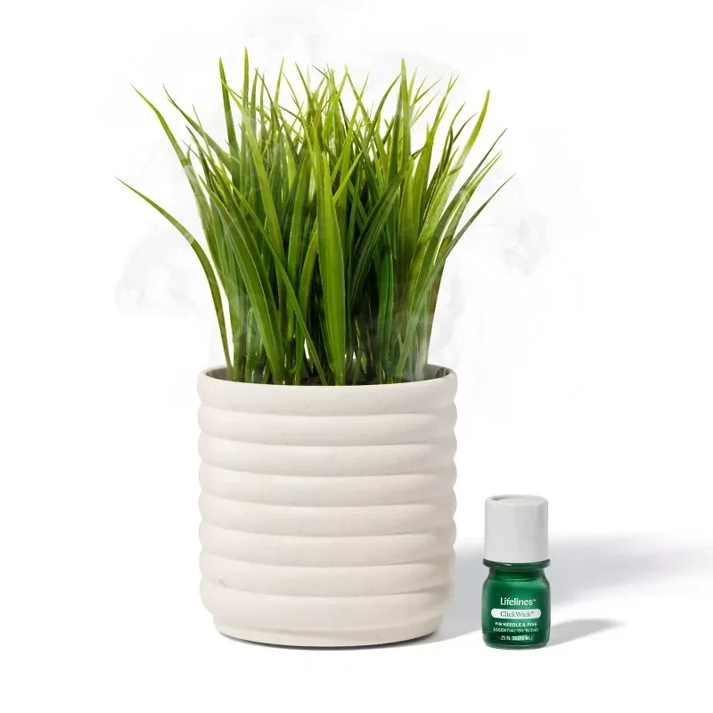 slide 1 of 7, Lifelines Planter Diffuser - Bubble White, 1 ct