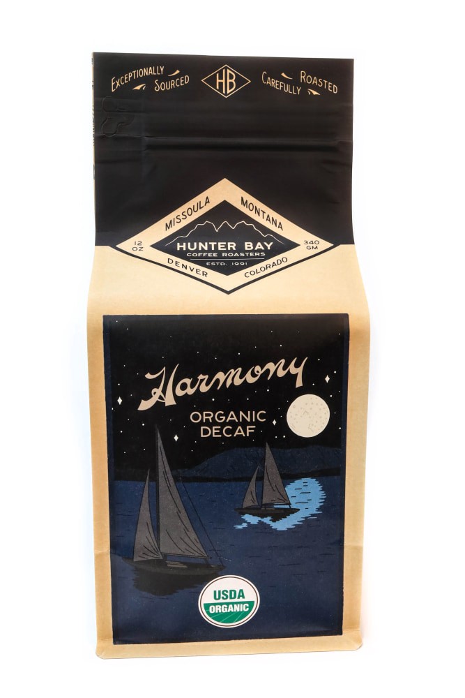 slide 1 of 1, Hunter Bay Coffee Harmony Decaf - 12 oz, 12 oz