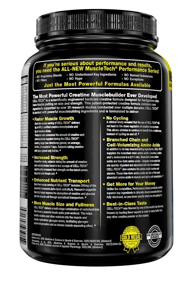 slide 3 of 3, MuscleTech Cell Tech Fruit Punch - 3 lb, 3 lb