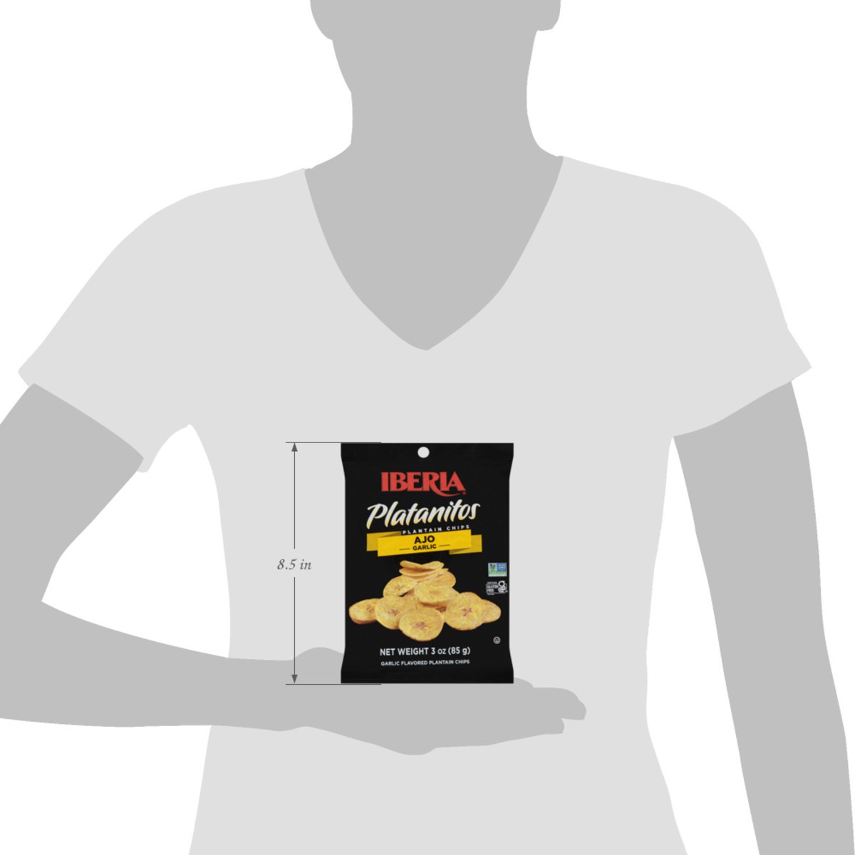 slide 7 of 13, Iberia Platanitos Garlic Plantain Chips 3 oz, 3 oz