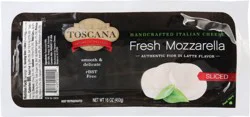New Toscana Sliced Mozzarella Log