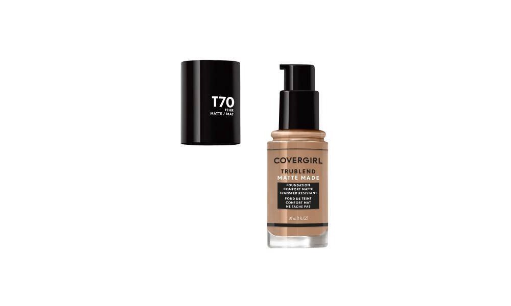 slide 4 of 5, Covergirl TruBlend Matte Made Liquid Foundation, True Ivory, 1 fl oz