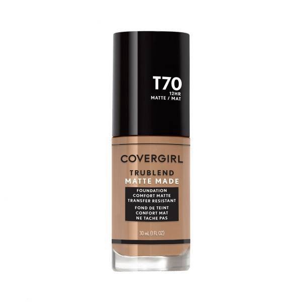 slide 1 of 5, Covergirl TruBlend Matte Made Liquid Foundation, True Ivory, 1 fl oz