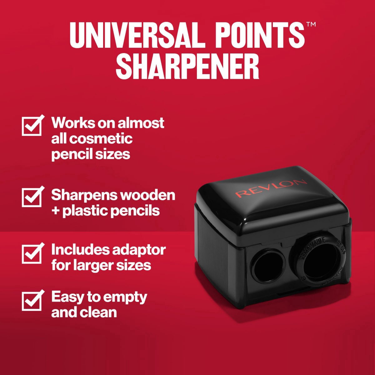 slide 28 of 29, Revlon Universal Points Sharpener, 1 ct