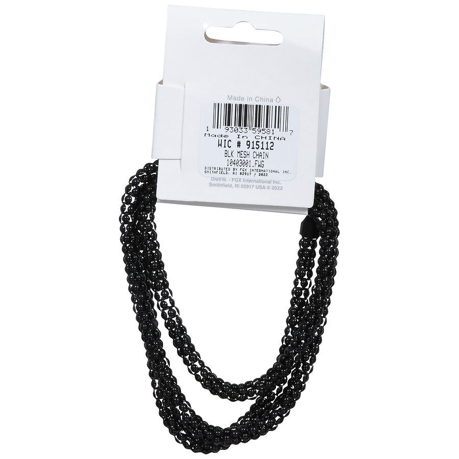 slide 3 of 5, Foster Grant Coloread Black Mesh Eyewear Chain 1 ea, 1 ct