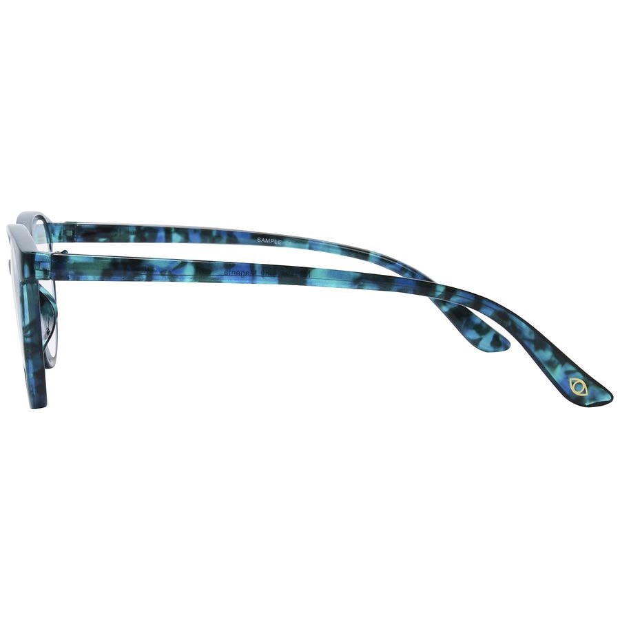 slide 4 of 4, Foster Grant Sofia Vergara Reading Glasses Teal, +3.25 1pair