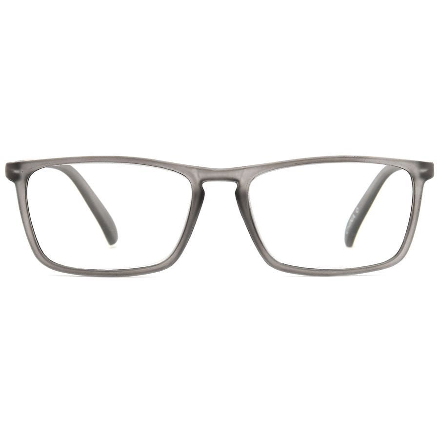 slide 3 of 3, Foster Grant Corey Reading Glasses Grey, +1.50 1 ct