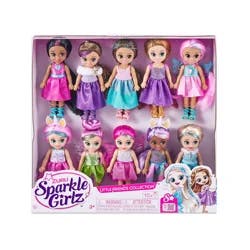 ZURU Sparkle Girlz Little Friends Set of 10 Dolls (syles may vary)