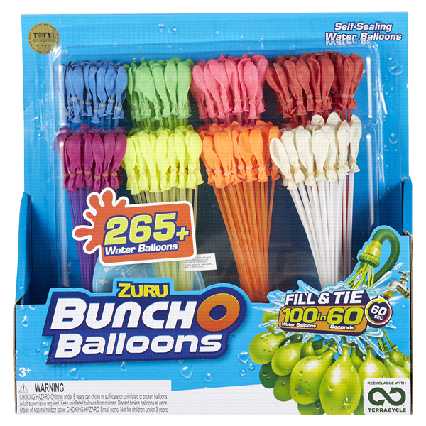 slide 1 of 1, Bunch O Balloons 280 Rapid-Filling Self-Sealing Water Balloons by ZURU, 1 ct